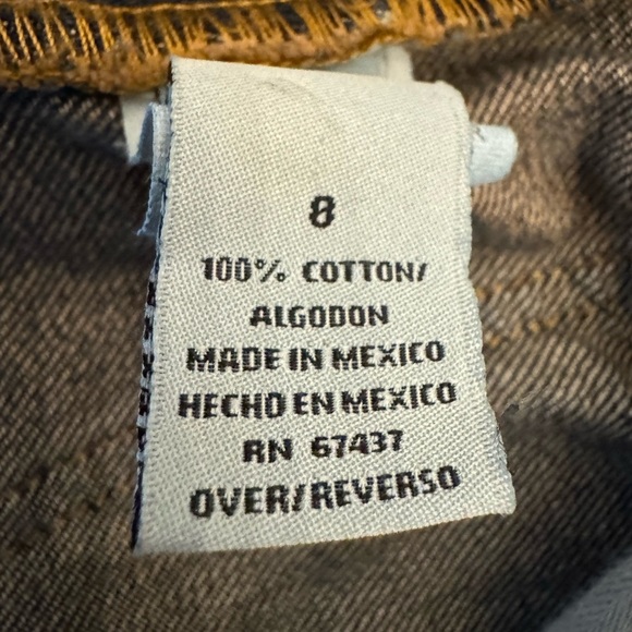 Y2K! Polo Jeans Co Billie Carpenter Denim Mini Skirt, sz 8 - Picture 8 of 8